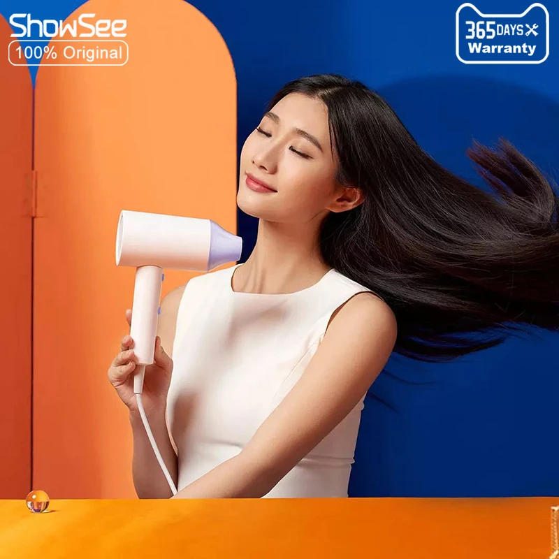 Xiaomi Youpin ShowSee พับไดร์เป่าผม A4-W สำหรับ Air 1800W Professional Bush เครื่องเป่าผมเครื่องใช้ภายในบ้าน Diffuser