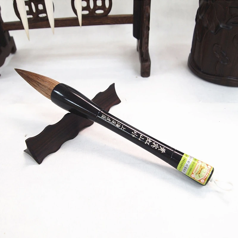 1pc Chinese Famous Brand Tiger Water Inkstick Painting Calligraphy Brush Big Splash Ink Landscape Sumi-e Huangbinhongshanshui