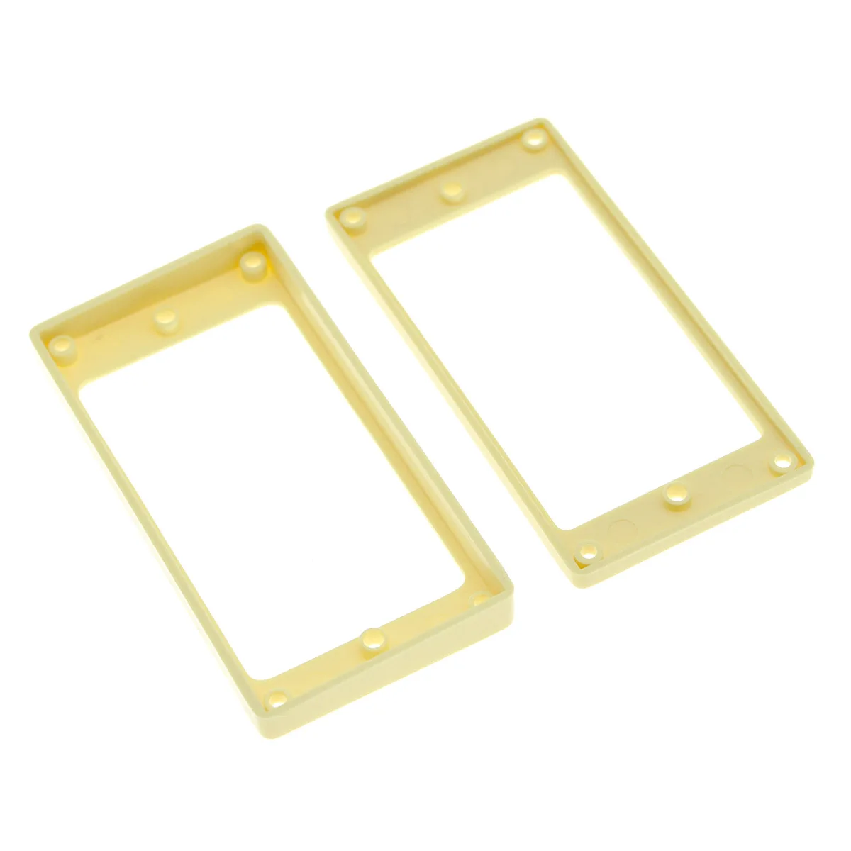 Cream Humbucker Flat Base Pickup Ring Mounting Rings for Les Paul Replacement Guitar Pickup Frame Cover