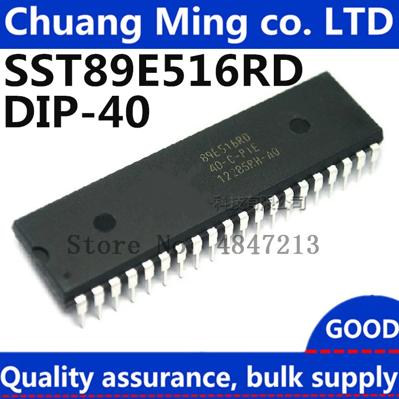 

Free Shipping 20pcs/lots SST89E516RD-40-C-PIE SST89E516RD SST89E516 DIP-40 IC In stock!