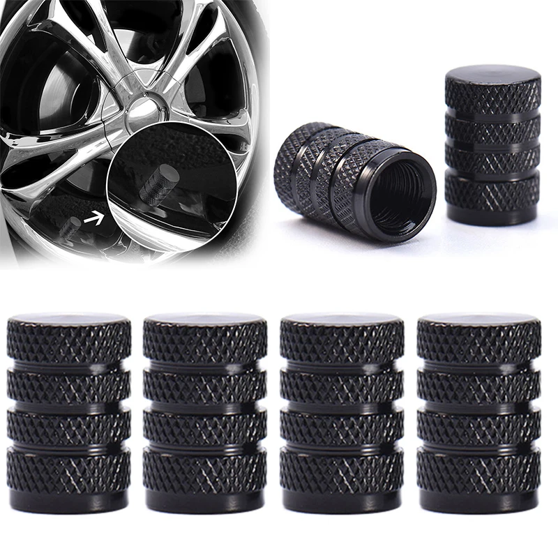 4pcs Car Tire Valve Caps for Opel Honda Hyundai Vw Peugeot Chevrolet Bmw Metal Aluminium Alloy Auto Wheel Stem Case