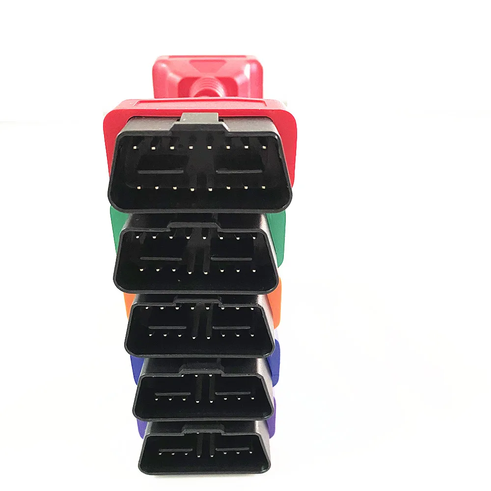 Latest 13CM Color OBD2 Extension Cable Car for Launch IDIAG/Easydiag/GOLO/Mdiag/ELM327 Extend Connector OBD Adapter