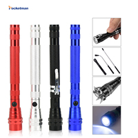 Magnet 3xLED Magnetic Pickup Tool  Telescoping Flexible Extensible Led Flashlights For Picking Up Metal Parts