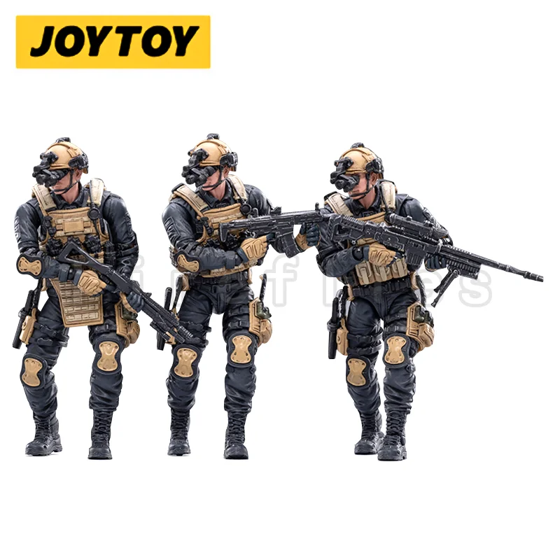 

1/18 JOYTOY Action Figure (3PCS/SET) Hardcore PAP Special Forces Anime Collection Model Toy