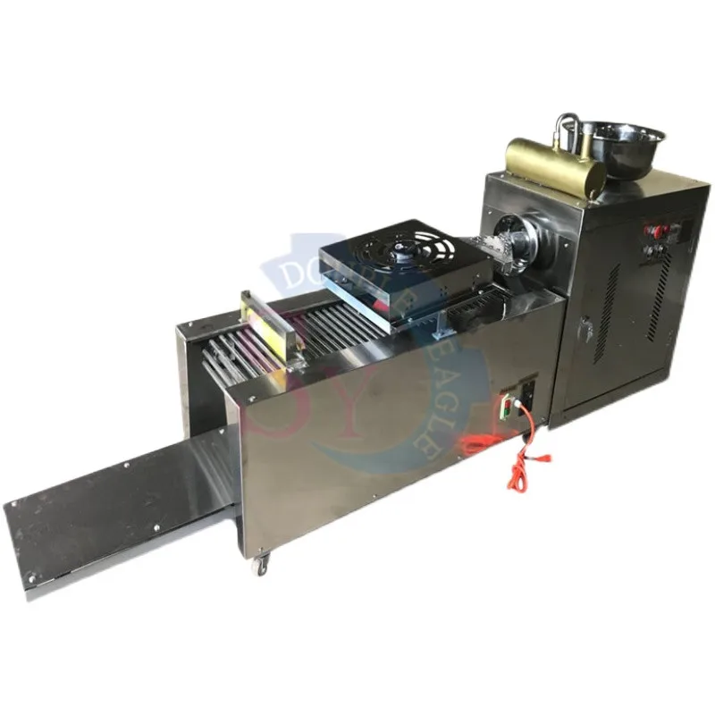 نوع جديد 2023 التدفئة الكهربائية التجارية التلقائي المعكرونة الأرز البارد سحب الجلد الطارد آلة Liangpi صنع المعدات