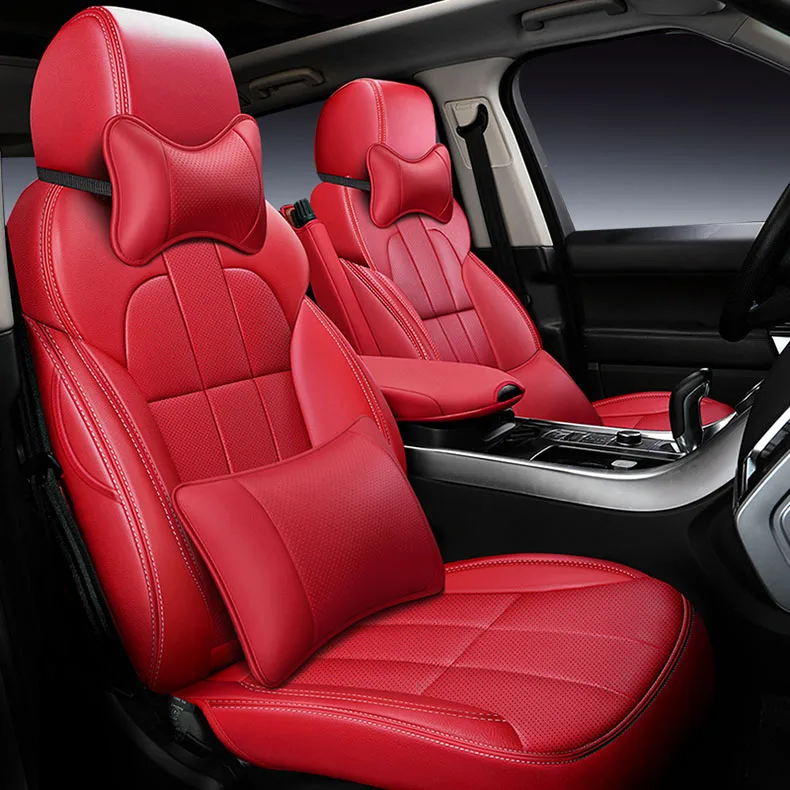 

custom cowhide car seat cover leather for Mitsubishi Outlander Pajero Sport Grandis ASX Eclipse Galant LANCE car accessories