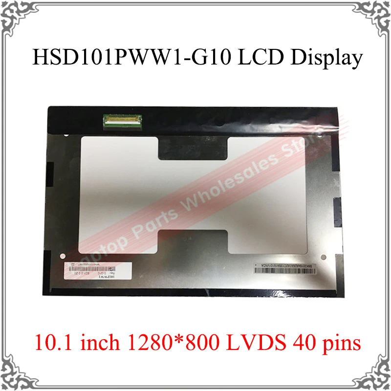 

Original New 10.1 inch 1280*800 LCD Display HSD101PWW1-G10 LCD Panel For Tablet LCD Screen