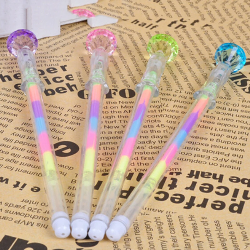 Гелевая ручка с алмазным рисунком, 6 цветов в 1, 2 шт.