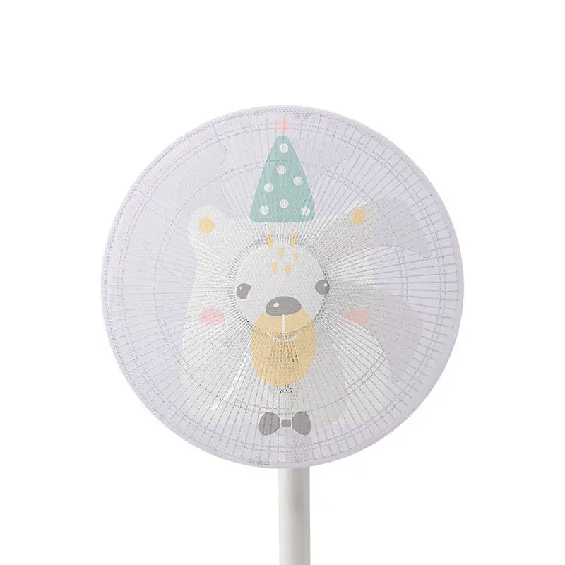 

Multifunctional round fan cover, washable cartoon mesh finger guard 35/40/45cm