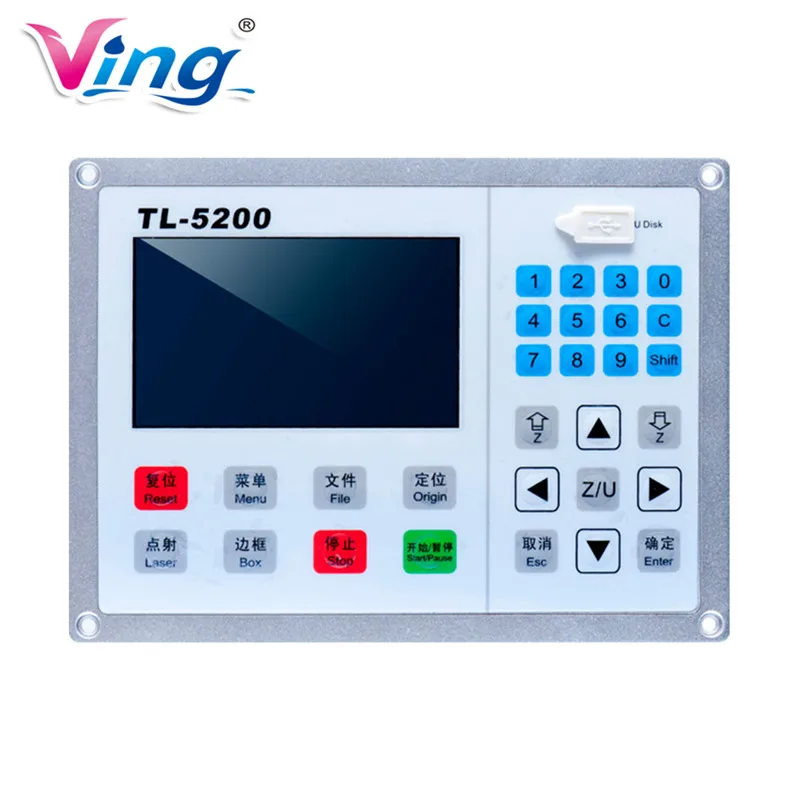 

Double Head Synchronous TL-5200 Laser Motion Controller Use for Laser Cutter and Laser Engraving Machine