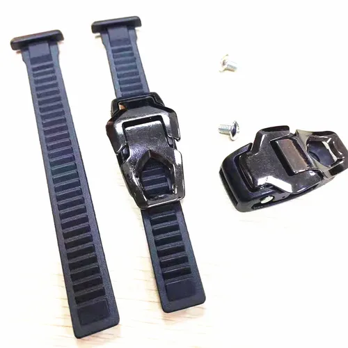 Imagen 2 del producto 2 juegos de patines de velocidad en línea con cabeza de hierro, zapatos con hebilla, cinturón para el tobillo, cinta para patines de velocidad, cinta fija con tornillos