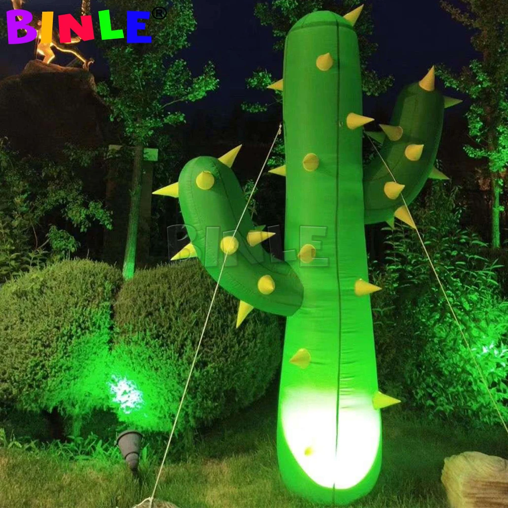 

Factory Customized Any Shapes Giant Inflatable Cactus Parade Led Plant Tree Balloons Indoor Outdoor Party Decoration