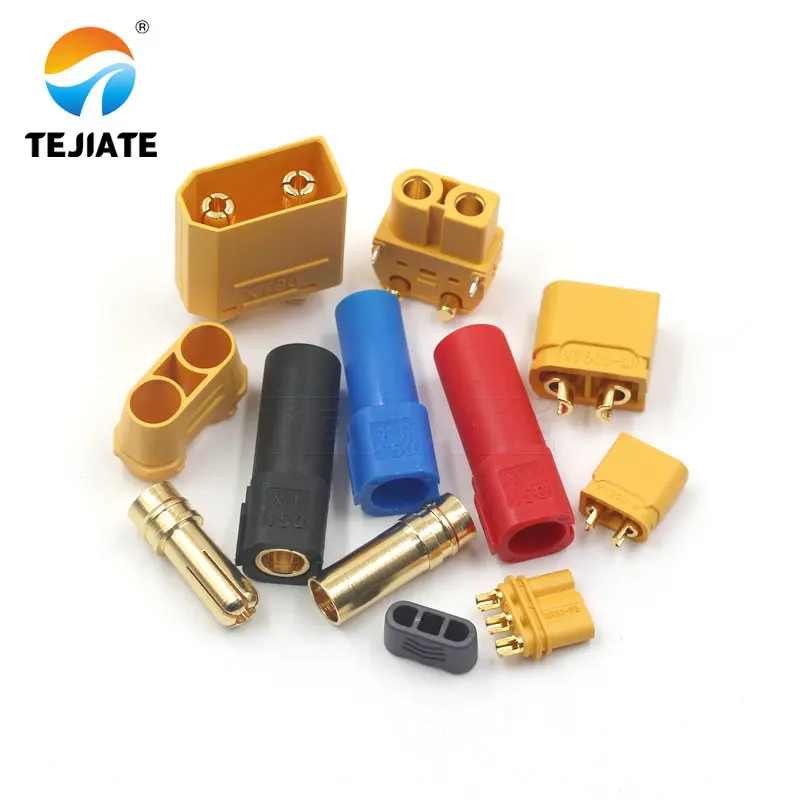 1PCS Test Connector XT60U/PW MR30-FB XT90 XT30U XT150 Banana Plug Aerial Model Adjustment Kit Gold Plated