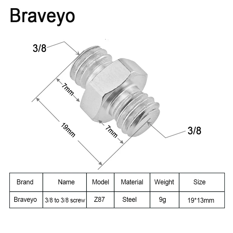 Uniwersalny konwerter śruba 1/4 do M4 3/8 śruba z męskiego na męskie śruba Adapter akcesoria fotograficzne dla lustrzanka cyfrowa statyw