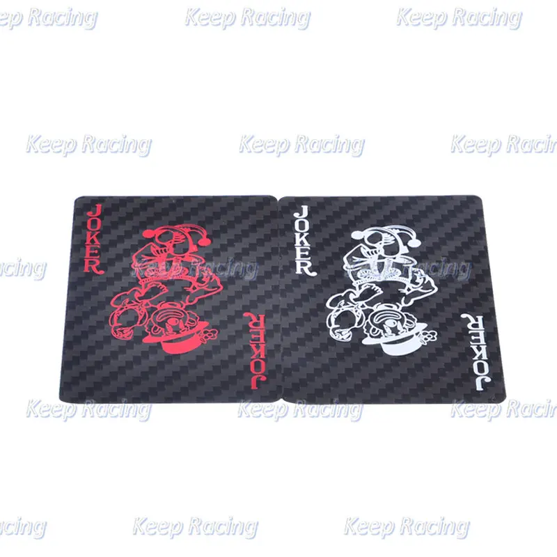 Carbon Fiber Poker Fibre Game Card Set Playing Cards Silk Screen Printing Garnish Gift Present