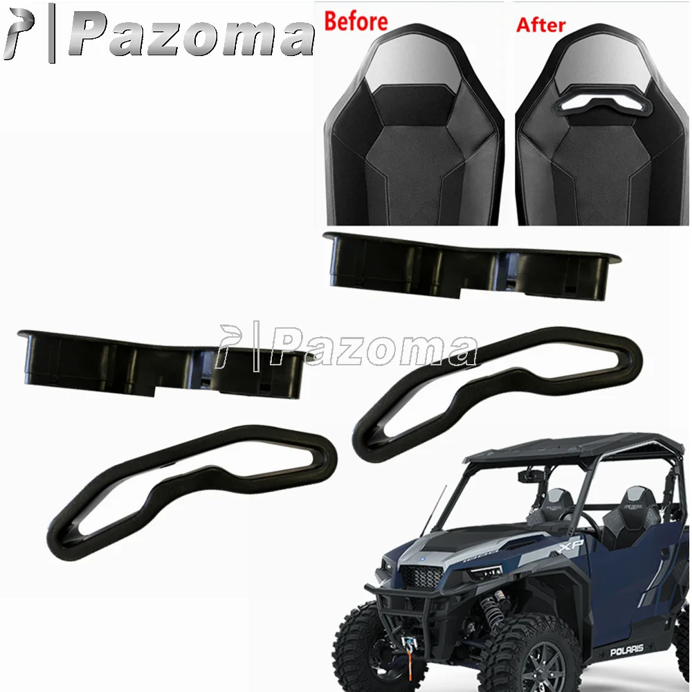 2 Seat Set Harness Insert Pass Through Seat Bezel For Polaris UTV RZR XP 1000 900 Genera Sportsman Seat Belt Pass Bezel  14-20