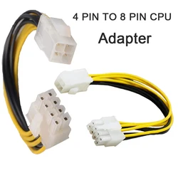 1pcs High Quality 4-Pin To 8-Pin ATX Motherboard CPU Power Supply Adapter Converter Cable