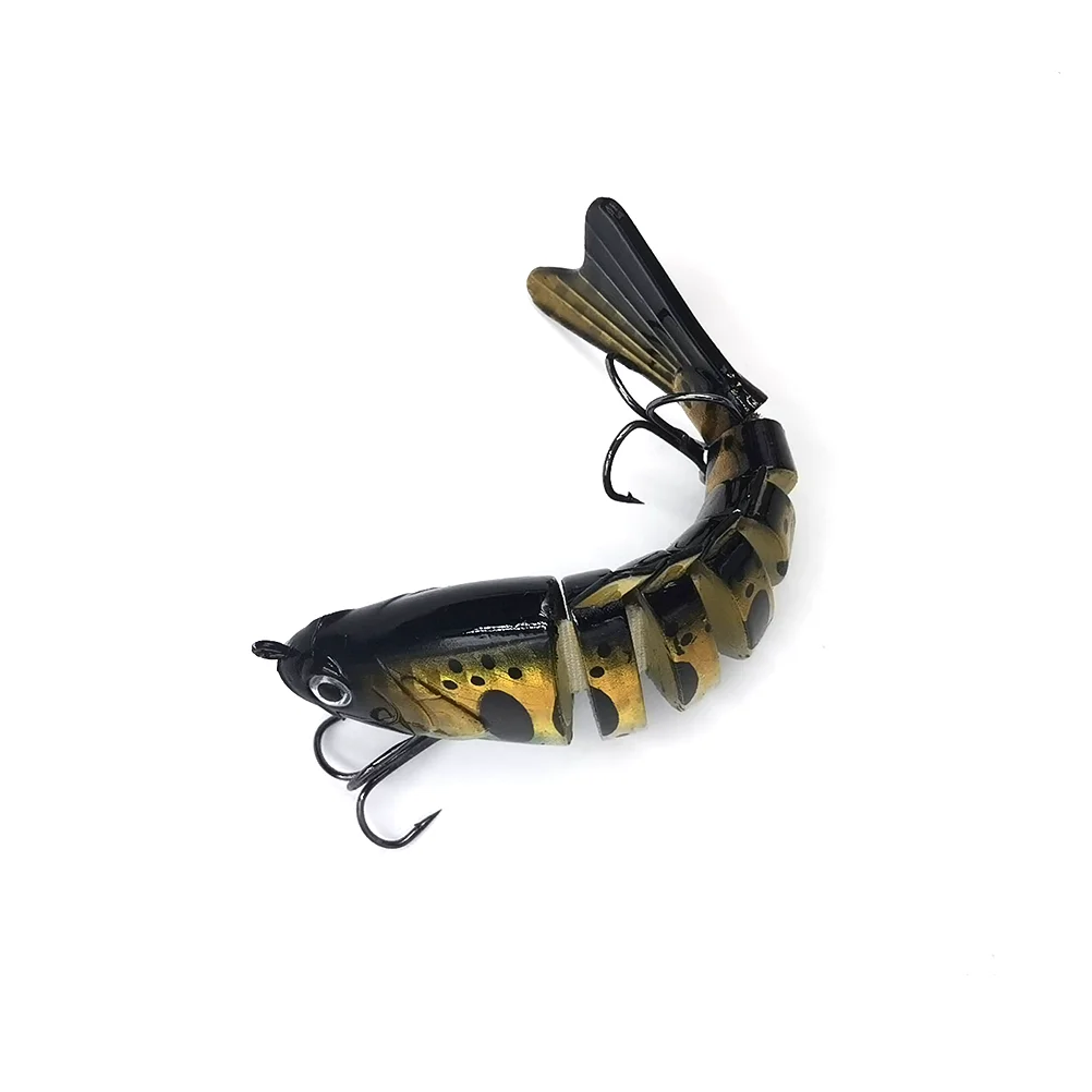 

1PCS 10cm 15g/22g Bionic Luya Fishing Lure Multi Articulated Bait 7 Segments Crankbaits Tackle Set of Wobblers for Pike Goods