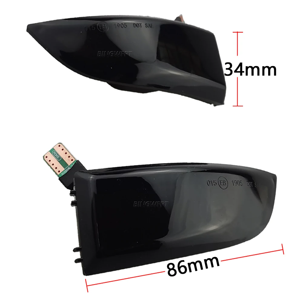 For Renault Scenic III Laguna III X91 2009-2015 LED Dynamic Turn Signal Mirror Sequential Indicator Light