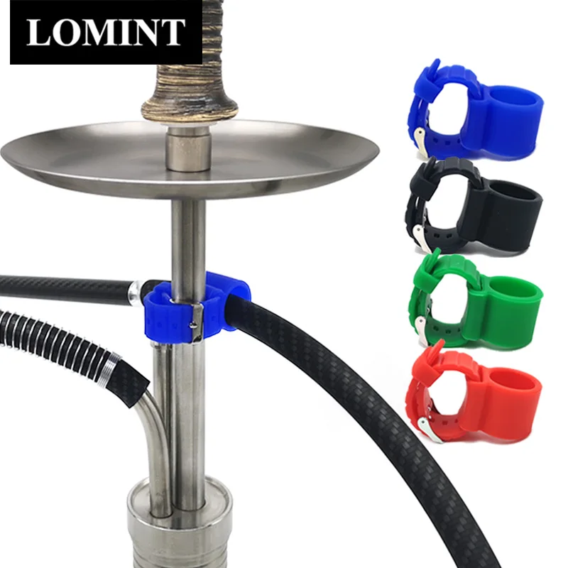 LOMINT Watch Style Silicone Shisha Hose Holder Hookah Mouthpiece Holder Narguile Nargile Accessories LM-0927