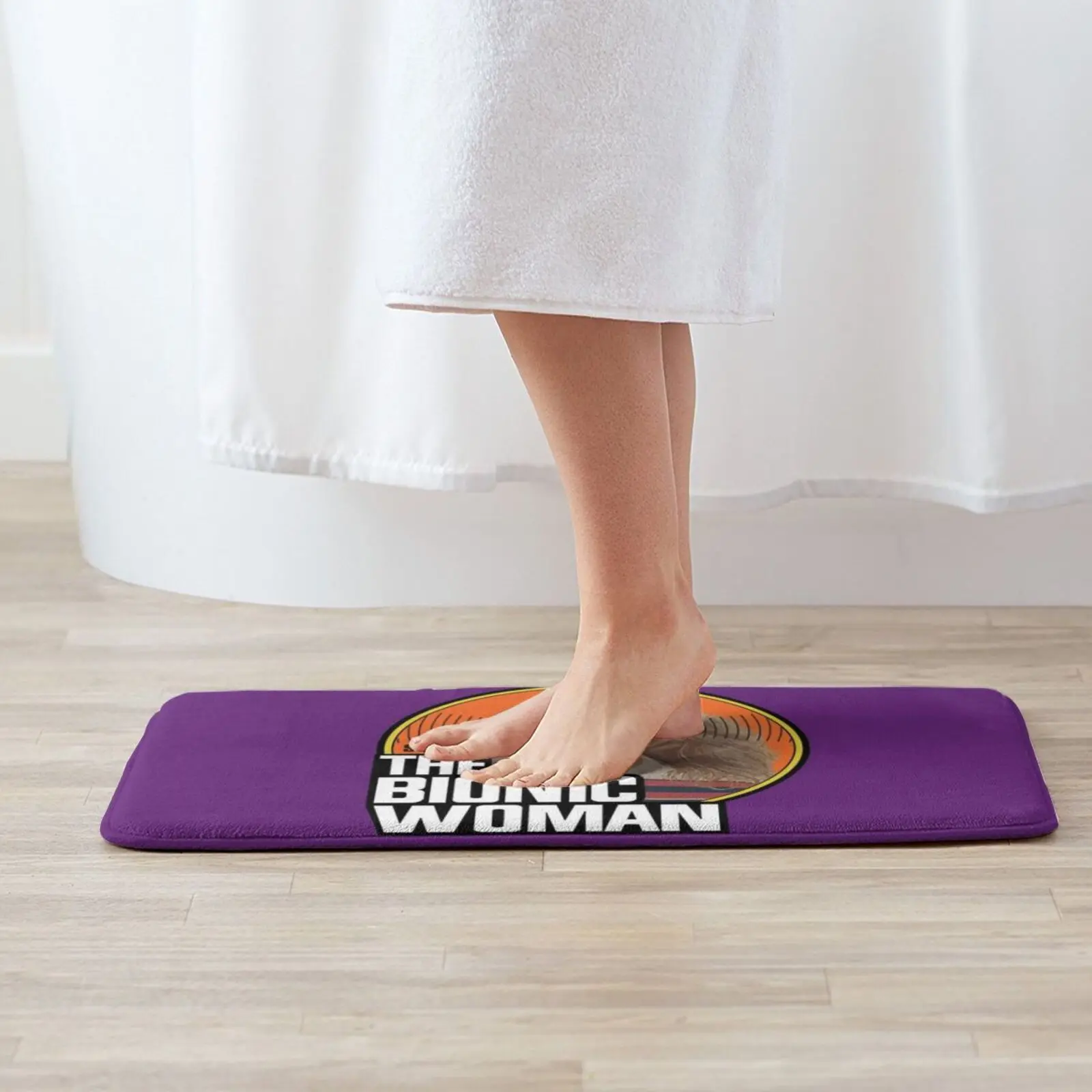 Jaime Sommers The Bionic Woman Shirt , , Carpet Mat Rug Cushion Soft Bionic Woman Lindsay Wagner Jaime