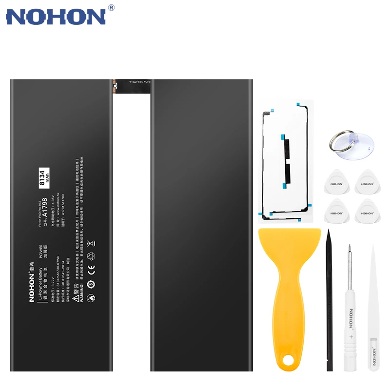 NOHON A1798 แบตเตอรี่สำหรับ iPad Pro 10.5 นิ้ว คุณภาพสูง 8134mAh สำหรับการใช้งานที่ยาวนาน