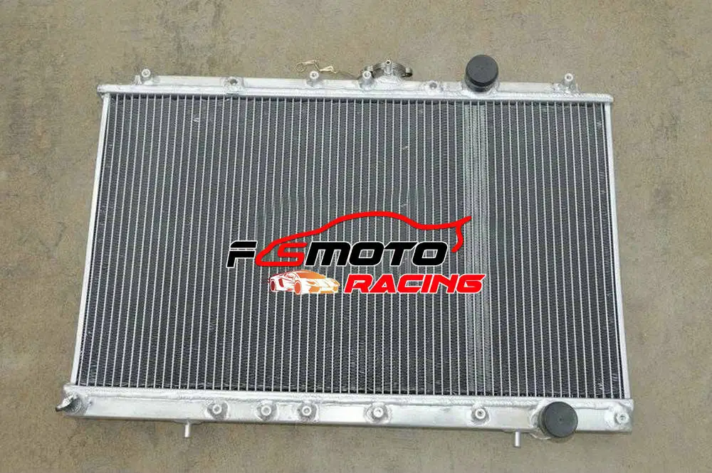 Aluminum Radiator Racing For Mitsubishi LANCER Evolution EVO 1 2 3 MT 1992 19931994 1995