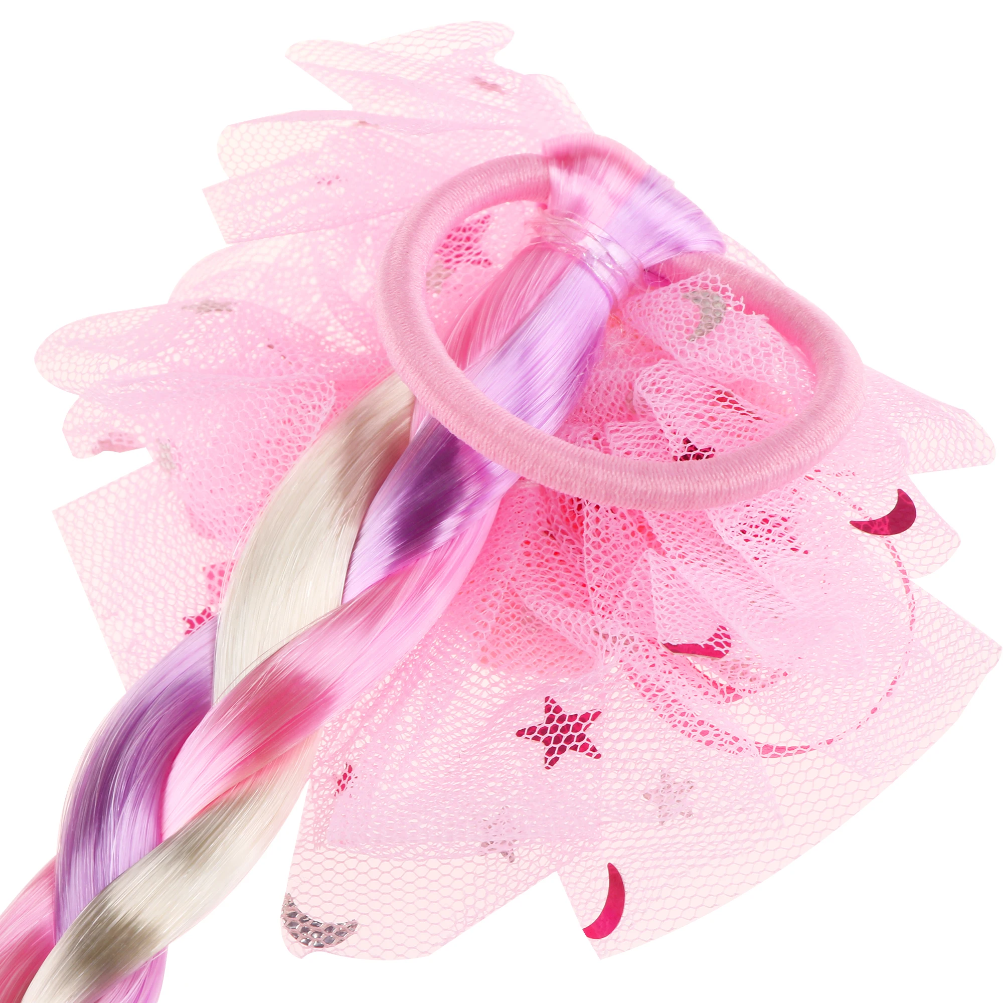 1PCs Girls Cute Cartoon Braid Rubber Bands Headband Children Ponytail Holder Fashion Bow Butterfly Colorful Hair Accessories