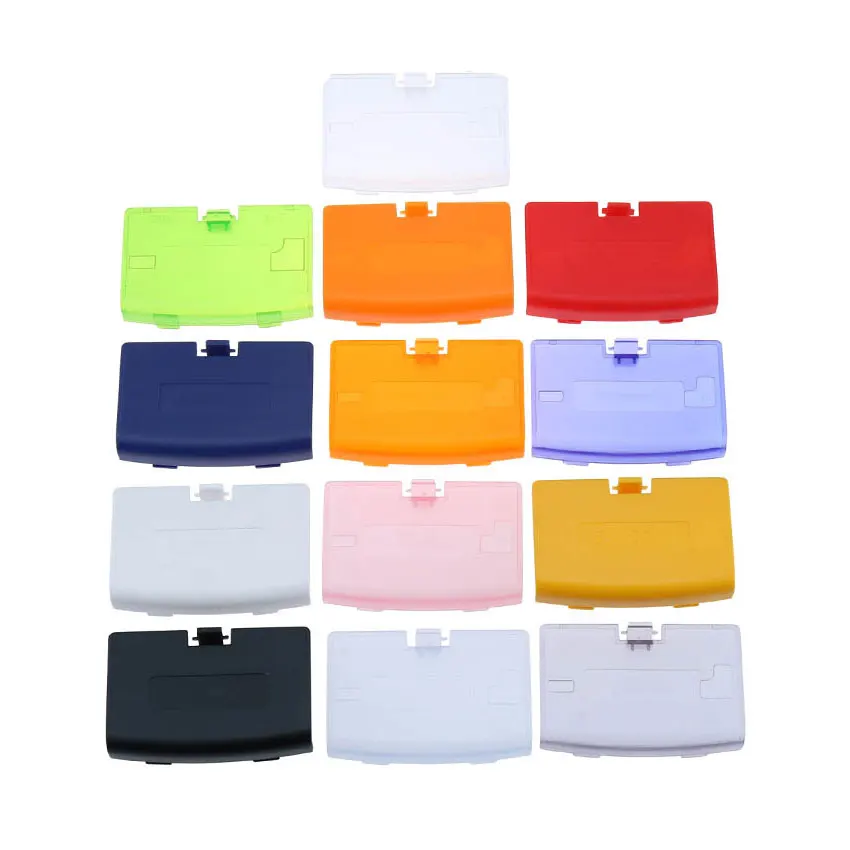 Chenghaئران 13 ألوان غطاء البطارية غطاء الباب لاستبدال GBA الباب الخلفي الحال بالنسبة لنينتندو Gameboy مقدما