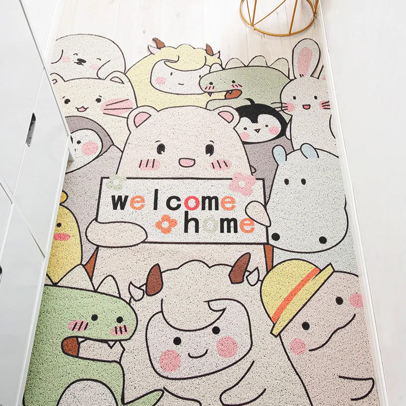 DIY Mats Carpet Home Wonderful Shoes Scraper Bedroom Bathroom Living Room Dust-Proof Door Mat Carpet Colorful Hallway Doormats