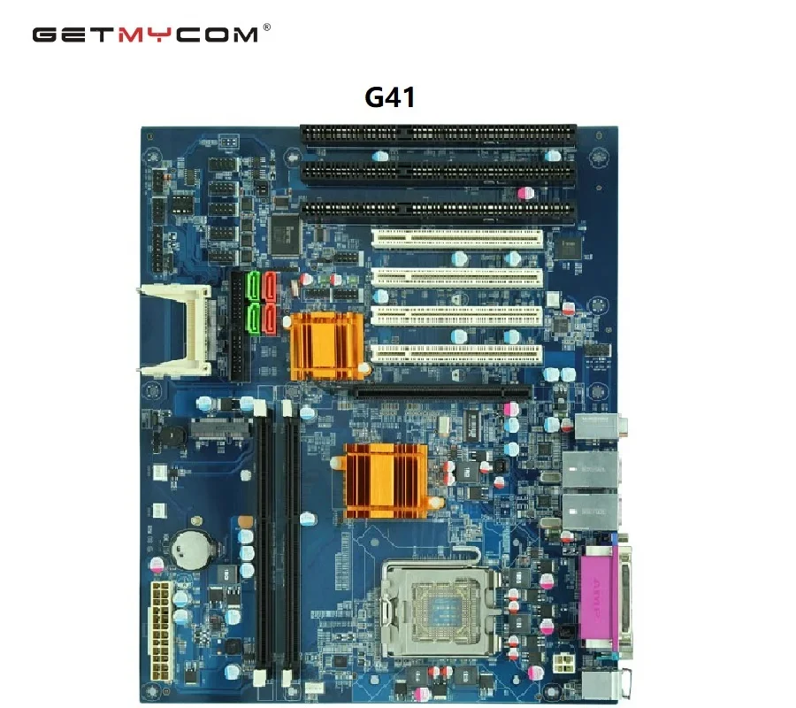 Getmycom Original new G41 Industrial Motherboard  5 Pieces DDR3 with 4*PCI 3*ISA 6COM