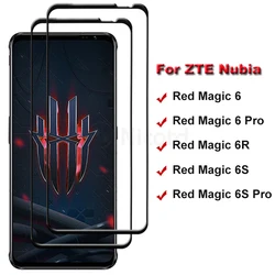 2Pcs/Lot Full Cover Full Glue Tempered Glass Screen Protector For ZTE Nubia Red Magic 6 6S Pro 6 R 6R 6Pro 6SPro 9H Safety Glass