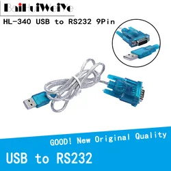 High Quality HL-340 HL340 USB To RS232 COM Port Serial PDA 9 Pin DB9 Cable Adapter Support Windows7 64bit USB To Serial Cable