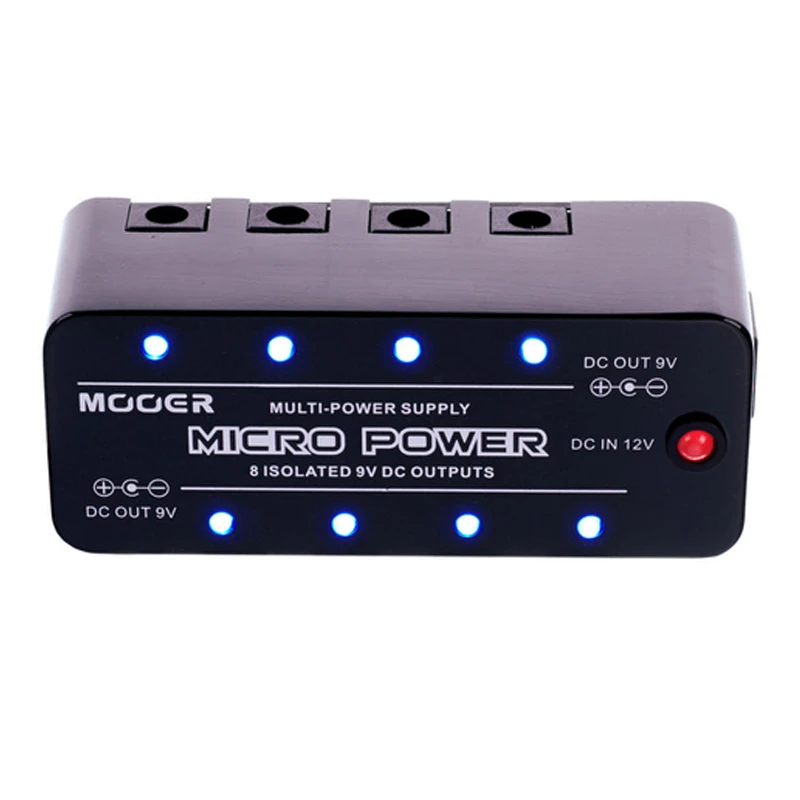 Mooer Mpw1 Micro Power 8 Port 9V гитарная педаль для создания эффектов источник питания для электрогитары аксессуары педаль Музыкальные инструменты
