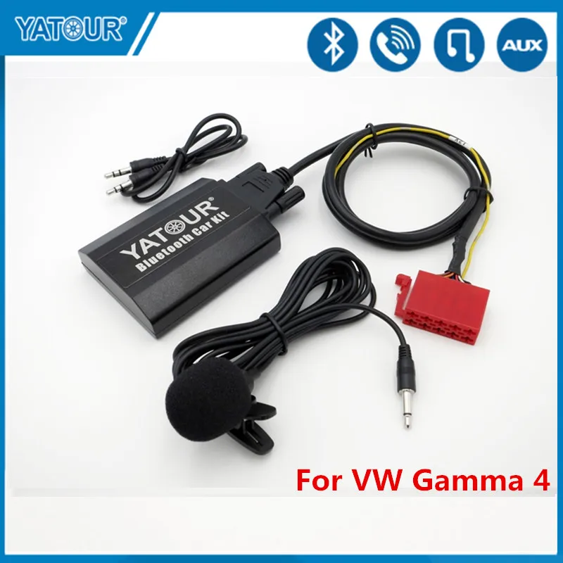 Yatour YTBTK odbiornik Audio Bluetooth do samochodu zestaw do VW Gamma 4 1993-1998 Golf Jetta mk3 jednostka główna 10-pinowy Adapter muzyczny bezprzewodowy AUX