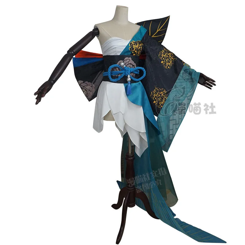 Coslee Spiel onmyoji sp fuguqingji Kampf neue Haut wunderschöne Kimono Frauen Uniform Halloween Party Outfit maßge schneiderte 2021new