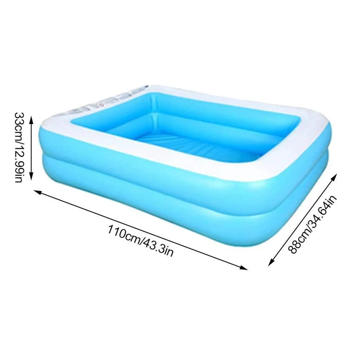 155-200cm Family Kids Adult Summer Inflatable Swimming Pool Outdoor Garden Yard Water Floating Swim Pool