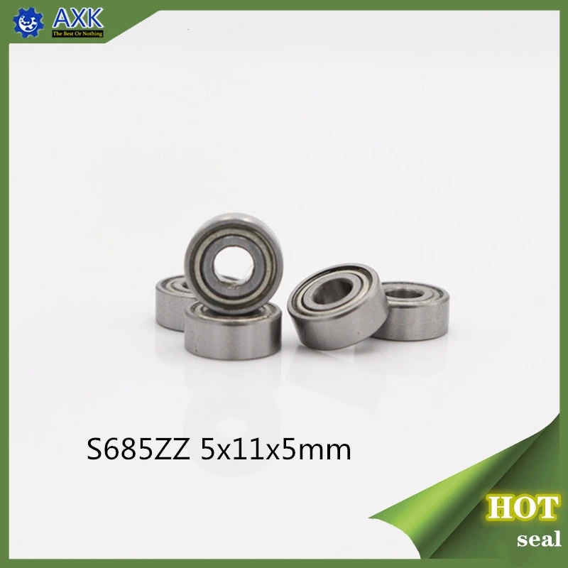 

S685ZZ Bearing 5*11*5 mm ( 10PCS ) ABEC-1 440C Roller Stainless Steel S685Z S685 Z ZZ Ball Bearings