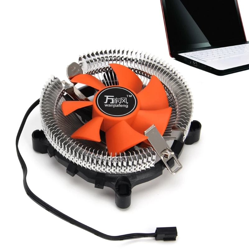 2200rpm CPU Cooler CPU Quiet Fan 7 Big Blades CPU Cooling Heatsink for Intel LGA775/1155 for AMD AM2/3, Air Cooling Fan