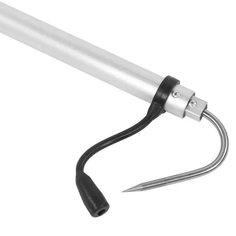 60/90/120 سنتيمتر البحر تلسكوبي الصيد Gaff سبائك الألومنيوم الرمح هوك الأسماك معالجة في الهواء الطلق الصيد أداة 3 نوع حجم