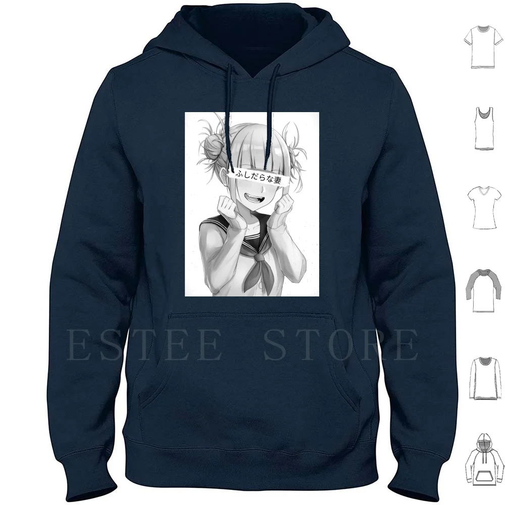 Waifu Himiko Hoodies Long Sleeve Himiko Toga Waifu Gamer