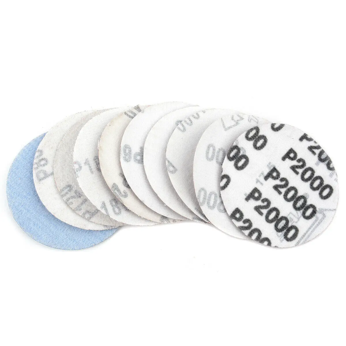 80-3000 Grits 3นิ้ว75มม.แผ่นขัดกระดาษทรายกระดาษทรายขัดทรายแผ่น100ชิ้น/ถุง1กระเป๋า