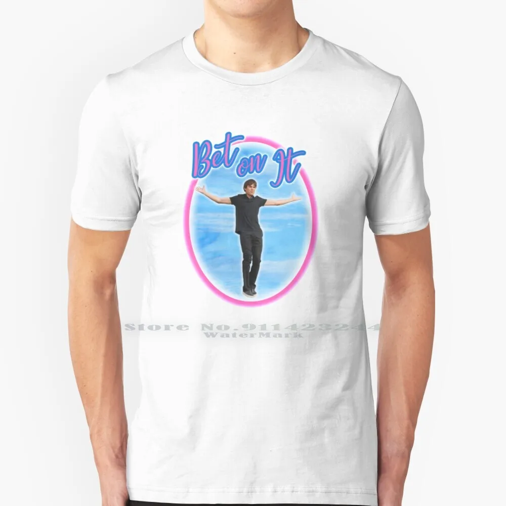 Bet On It Troy Bolton Zac Efron In High School Musical 100% Cotton T Shirt Bet On It Troy Bolton Zac Efron Zacefron High School