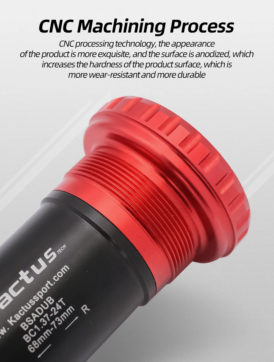 Kactus DUB Tretlager für SRAM DUB Kurbelgarnitur Kettenblatt MTB/Rennrad Teile Keramiklager Pressfit Fahrrad Tretlager – Detail 4