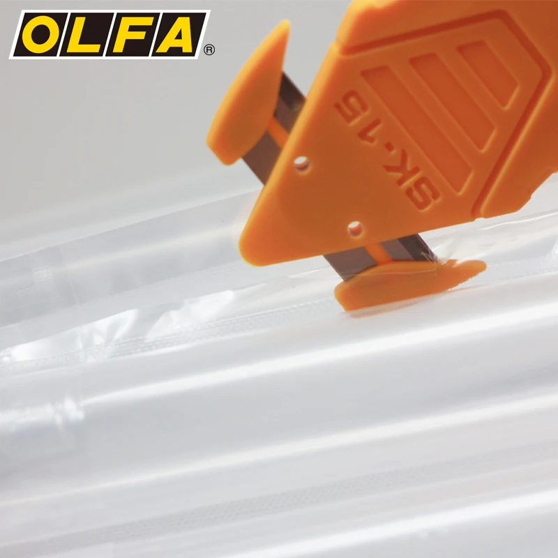 OLFA SK-15 Concealed Fixed Blade Safety Knife for Coated Film,plastic Strapping Bands,and Tape