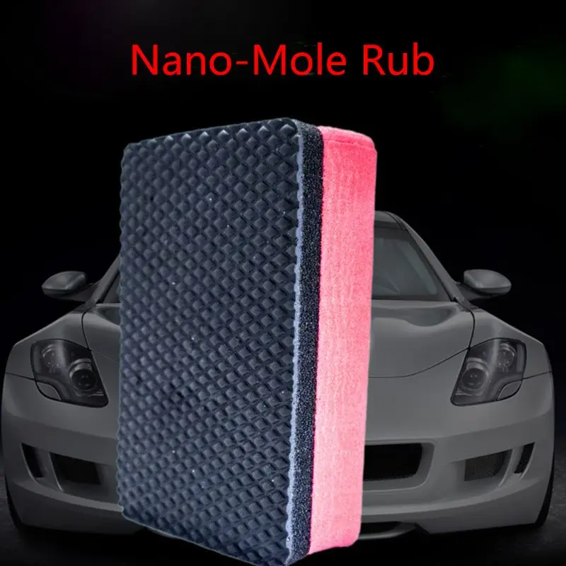 2024 New Magic Clay Bar Cleaning Eraser Brush Sponge Block Wash Cleaner Wax Polish Pad Car Body Window Detailing Tool Auto Care