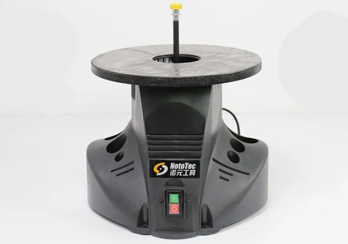 14 Inch Shaft Sander Surface Grinding Table Foot Wooden Handle Shaft Sander 220v300W 19mm 25 times / minute