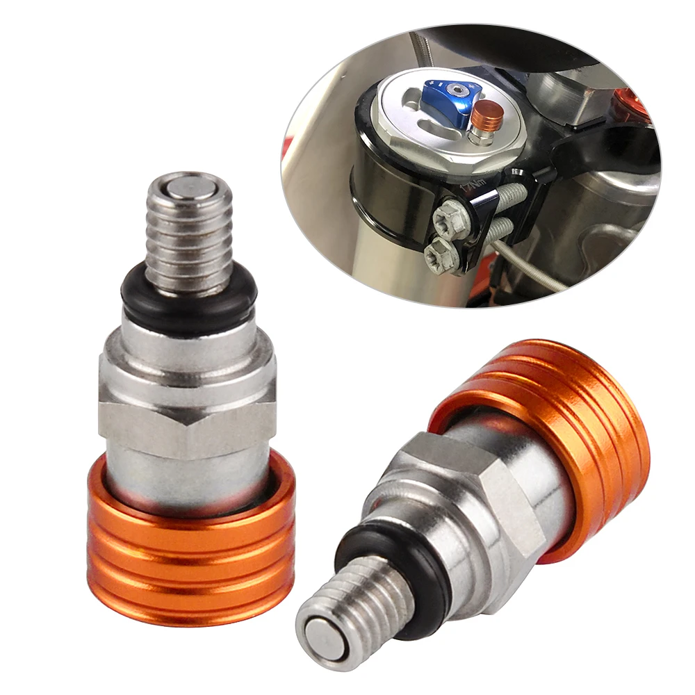 

M4x0.7 Fork Air Pressure Bleeder Relief Valves Set For KTM 50 150 200 250 350 400 450 500 525 530 690 950 990 EXC SX SXF XC XCW