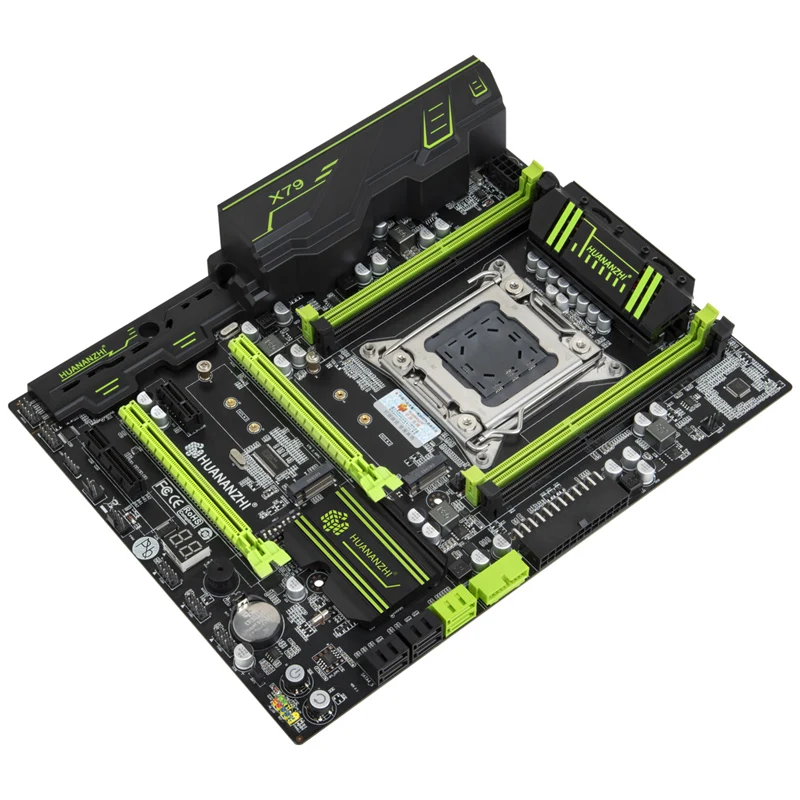 Imagem -03 - Huananzhi X79 Pacote Placa-mãe à Venda Duplo M.2 Ssd Slots Xeon Cpu e5 1660 3.3ghz Grande Marca Ram 32g 4*8g Reg Ecc Melhor Combinação