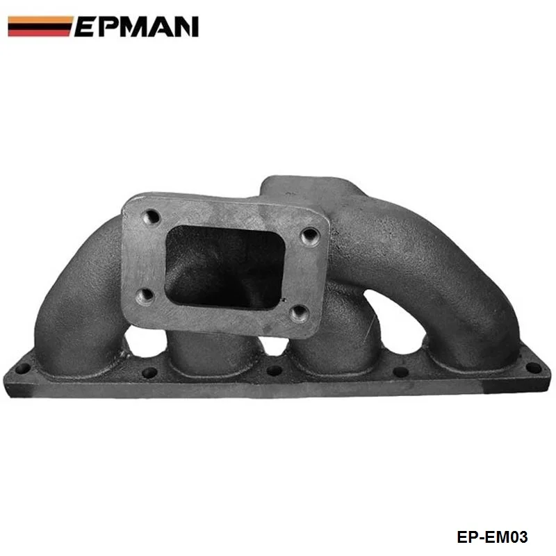 T3 Cast Iron Turbo Exhaust Manifold Header For Honda CRX 92-00 B16 B18B Series EP-EM03